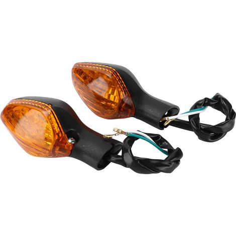 Feu clignotant LED moto 12V, compatible Honda CBR500 CBR650 CTX700 CRF250L CRF250L NC700 750 MSX125, orange