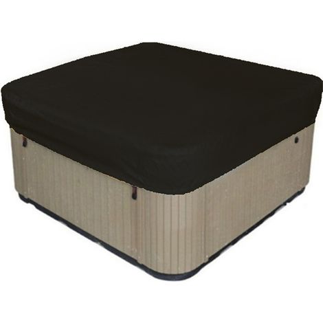 Couverture carrée pour spa de jardin, couverture de protection pour piscine en tissu Oxford 210D, anti-poussière, résistante (1/5)