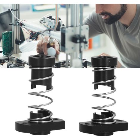 Accessoires pour imprimante 3D : vis-mère T8, écrou de fraisage anti-jeu, vis-mère en acier inoxydable, écrou anti-jeu en POM (1/5)