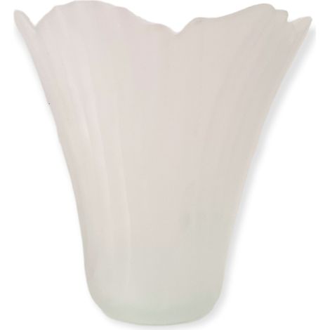 Tulipa de cristal mate modelo Roma 13x13cm (1/4)