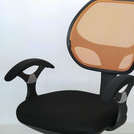 Housse Pour Accoudoir - Élastique Lavable - Compatible Chaise Bureau Et Jeu - Noir - Lot De 2 (1/5)