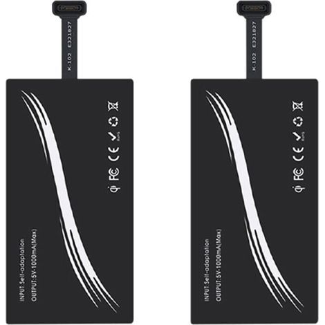 2X Chargeur Sans Fil Type-C Récepteur de Charge Universel pour P20 Pro P10 Mi8 Mi6 pour USB Type C (1/5)