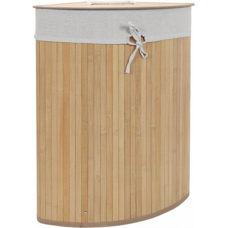 Cesto de ropa gockowiak bambú 60 litros triangular (1/3)