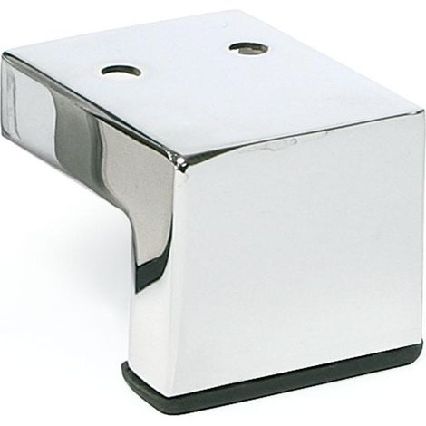 Q&Q pata metalica roxanne h50 cromo , La pata metálica Roxanne es ideal para sofás y muebles, fabricada en metal duradero, con un acabado en cromo y una altu