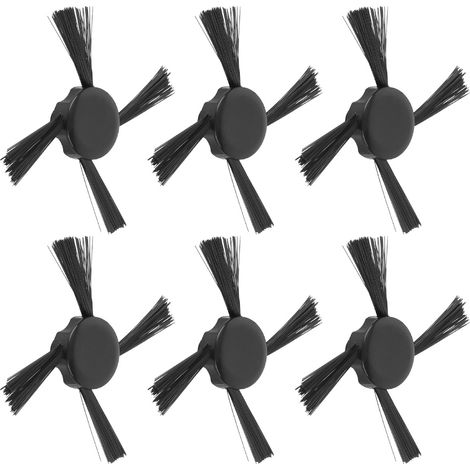Lot de 6 brosses latérales compatibles avec l'aspirateur robot Neato Botvac D7, D5, D3, D7500, D8500 et D80 N0B9 (1/5)