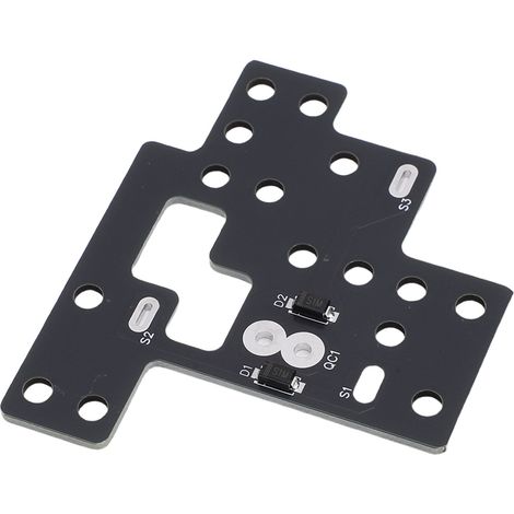 6 Modules de Remplacement de Modules D'éclairage Haut Module Adaptés pour Sierra 1500, Conception de Couleur Noire, compatibilité avec les Véhicules, Matériau PVC Durable (1/5)