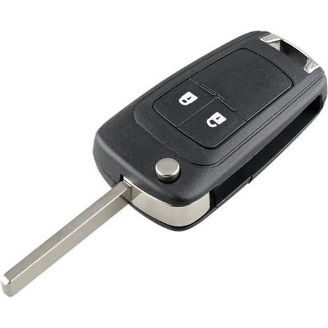 1 Coque de clé Opel, 2 boutons, lame vierge, sans électronique, pour Astra Corsa Mokka Insignia Zafira (1/4)