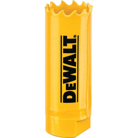 Scie cloche DeWALT Bimétal 22mm, profondeur de coupe 44mm ( Prix pour 1 )