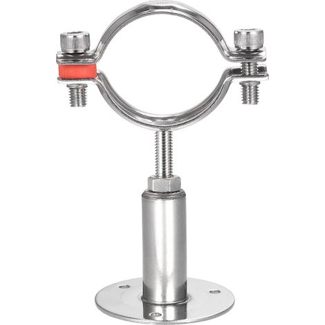 304 Stainless Steel Adjustable Clamp Wall Joint Wall Bracket Ceiling Bracket for 48-51mm Tube (1/5)
