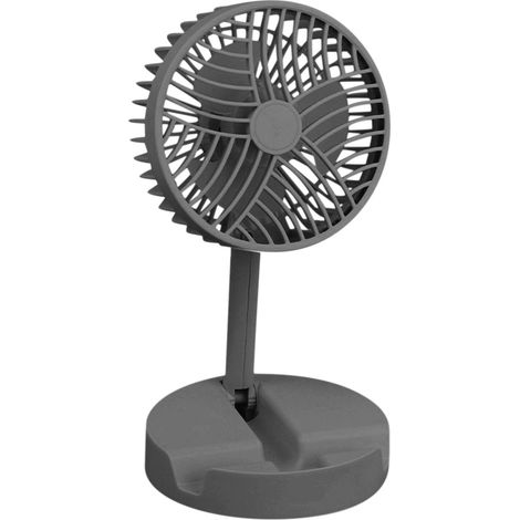 Ventilateur Sur Pied Oscillant - 25 cm - Rechargeable USB - Télécommande - Réglage Hauteur - Pour Maison Bureau Extérieur - 1 Pièce (1/5)