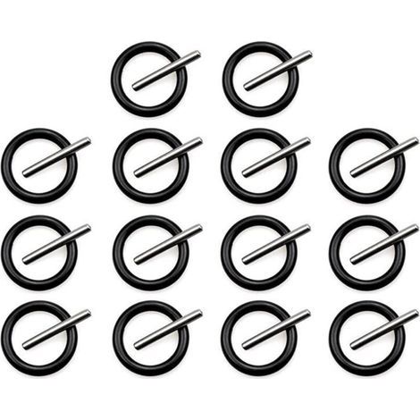 Lot de 28 pièces joints et goupilles pour clé à chocs 1/2' Joints toriques en caoutchouc Acier inoxydable pour durabilité (1/4)