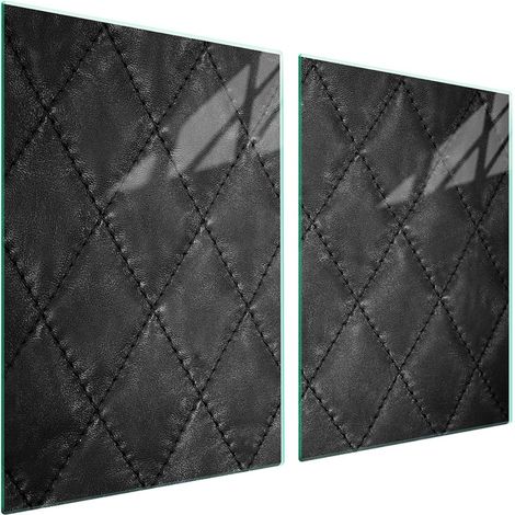 Protezione per piano cottura in vetro 2x45x52 Pelle (1/5)