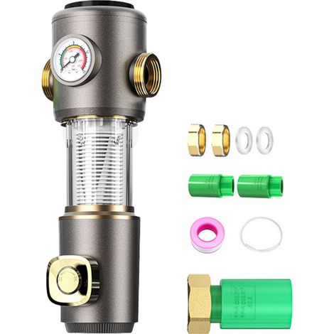 Le pré-filtre pour la propreté de l'eau domestique comprend-Noir (1/5)