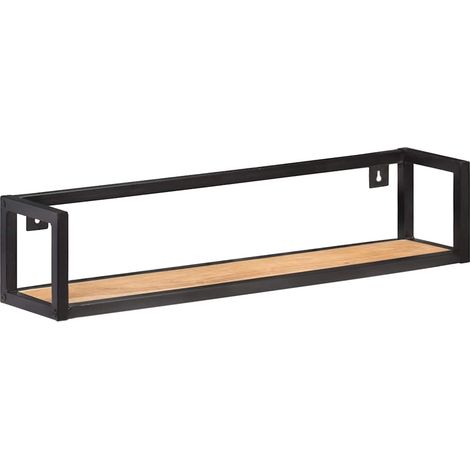 Maison Exclusive - Wandregale 2 Stk. 80 cm Massivholz Akazie (1/5)