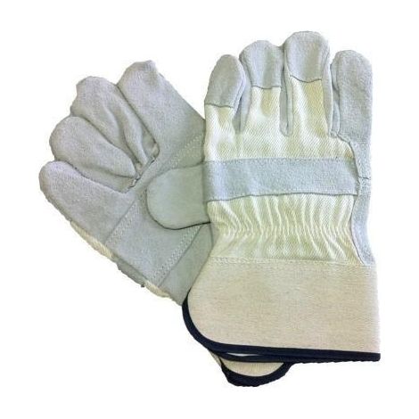Guantes de piel y tela JBM