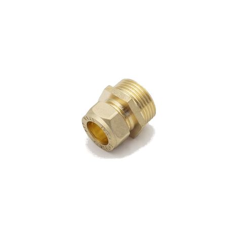 Prima Classic 15mm x 3/4 Brass Compression Adaptor (1/2)