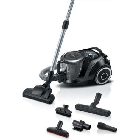 Aspirapolvere senza sacco Bosch Serie 6 BGC41XSIL nero potente (1/2)