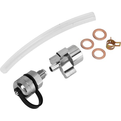 Vanne de vidange d'huile étanche, antirouille, structure compacte, raccord de tuyau de vidange en acier inoxydable M12x1,25 (1/5)