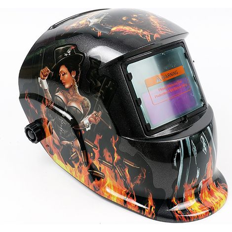 Casque Soudeur Automatique Solaire Grand Écran Large Teinte Visibilité Optimale
