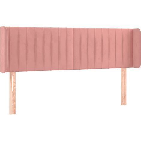 Maison Exclusive - Cabecero de terciopelo rosa 147x16x78/88 cm (1/5)