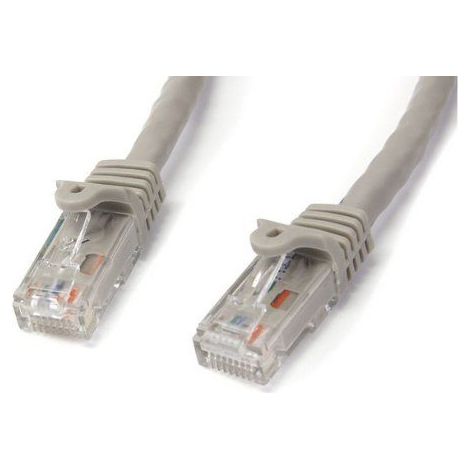 StarTech.com 3m Cat6 Gigabit UTP Patchkabel Snagless - Cat.6 RJ45 Netzwerkkabel - Grau (1/5)