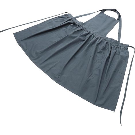 Tablier de cuisine imperméable en coton et lin avec poches (1/5)