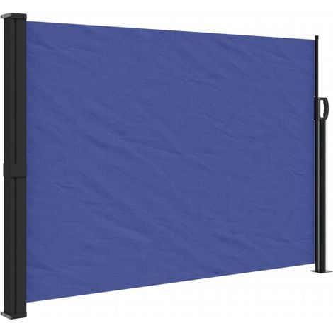 vidaXL Tenda da Sole Laterale Retrattile Blu 140x600 cm