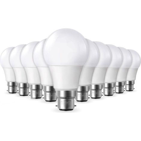 Lot de 10 ampoules LED B22 11W équivalent 75W1055 lumensBlanc chaud 2700KAngle 280°Non compatible variateur (1/5)