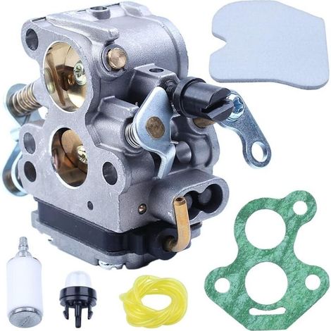 Kit de carburateur , pour Husqvarna 240 235 236 235E 240E 236E pour tronçonneuse Mcculloch CS340 CS380, 545 07 26 01, 574 71 94 02, 545 06 18 01,545072601, 5747195061, 5747195061 (1/5)