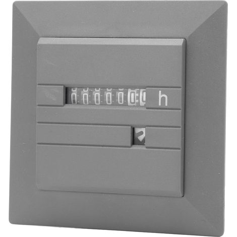 Compteur horaire numérique avec boucle fixe pour applications industrielles 220 V CA (1/5)