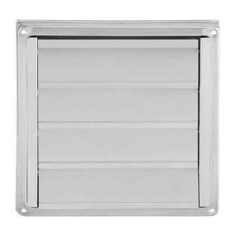 Sortie d'évacuation murale carrée en acier inoxydable de 95 mm pour sèche-linge (1/5)
