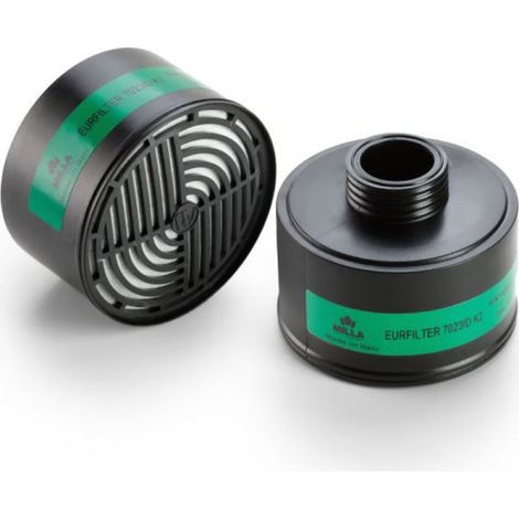 Filtro K2 para máscaras de protección clase 2                 Plástico