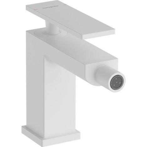 Hansgrohe Tecturis E - Bidetarmatur mit Ablaufgarnitur, weiß matt 73200700 (1/4)
