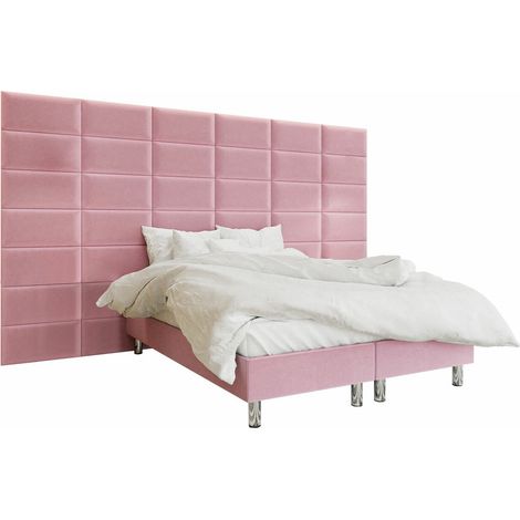 Lit boxspring Logan 104, Manila 09, Double, Continental, 180x200, Tissu, Disponible, 360x200x210cm (1/5)