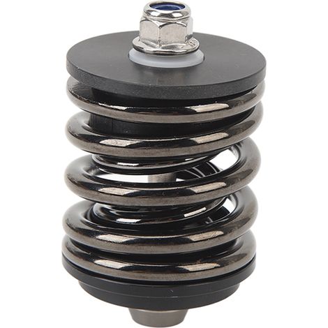 Amortisseur arrière pour vélo pliant, en acier et plastique technique usiné CNC, ressort d'amortisseur arrière pour Brompton, titane. (1/5)