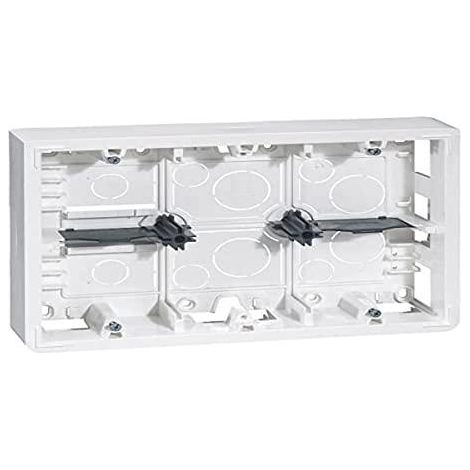 Legrand 080276 Horizontaler Rahmen für 802 66 – Prof 46 – 2x6/2x8/2x3x2 Mod