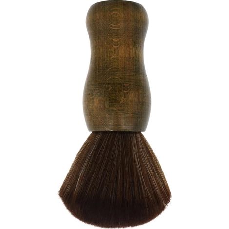 Brosse de nettoyage antistatique pour platine vinyle et CD, manche en hêtre, brosse en laine de nylon pour dépoussiérer les plateaux tournants. (1/5)