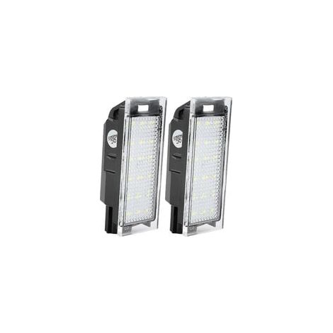 LED Plaque d\\'Immatriculation,2 pièces LED Éclairage Plaque Immatriculation Ampoules,Super Brillant CanBus Pas d\\'Erreur Feux Arrière pour Clio Espace Laguna Megane (1/5)