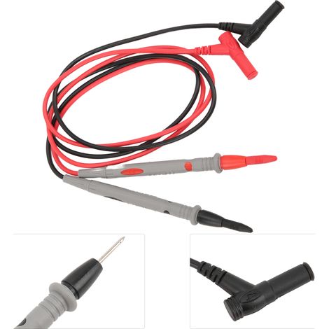 UA002 20A/1000V Pince à sonde multimètre entièrement gainée Câble de sonde multimètre universel (1/5)