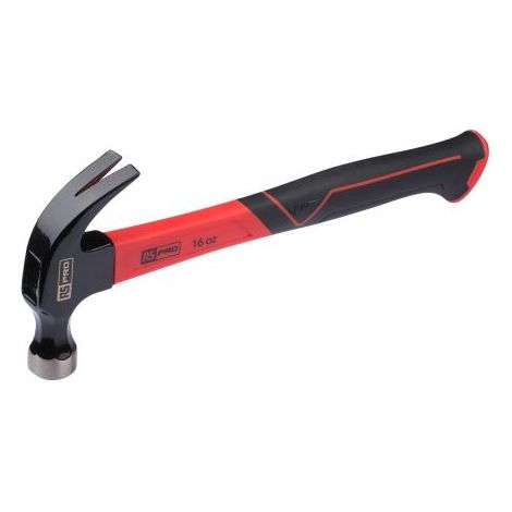 Marteau à panne fendue RS PRO, tête en Acier au carbone, 450g ( Prix pour 1 )