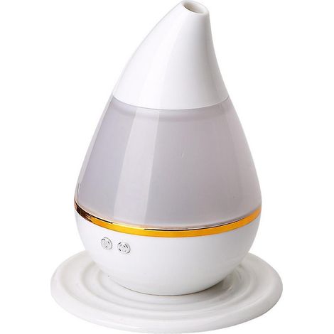 Mini-Luftbefeuchter mit Wassertropfen, USB-Anschluss, Aromatherapie-Luftreiniger, farbige Lichter, Sprühfunktion, leiser Wassertropfen-Sprühkopf (1/5)