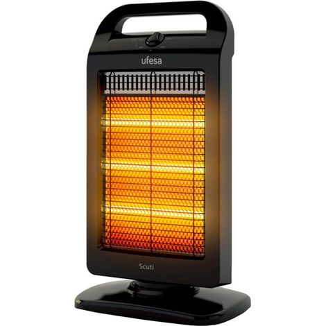 Ufesa SCUTI 83605511 Halogenheizgerät Schwarz 1200W