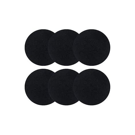 Lot de 6 filtres à charbon actif pour composteur, rond anti-odeurs, remplacement pour poubelles de cuisine, épaisseur 1 cm, neutralise les odeurs du bac de recyclage. (1/5)