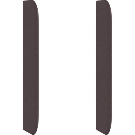 Headboard Ear Brown 80 x 16 x 4 cm Fabric vidaXL (1/5)
