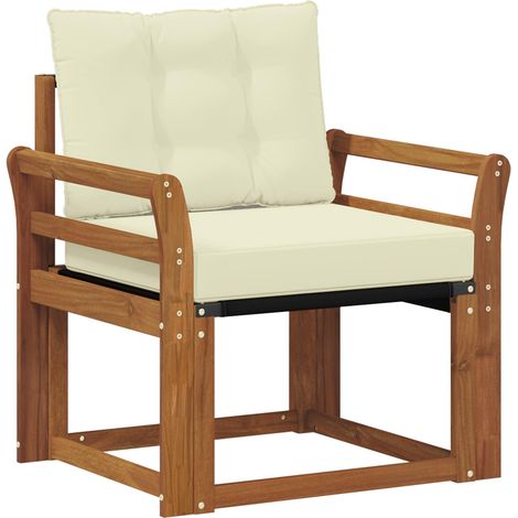 Maison Exclusive - Outdoor-Sofa Massives Akazienholz und Textilen