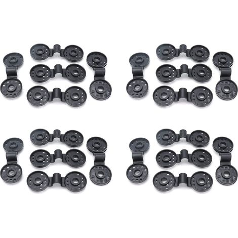 Clip spécial avec œillet, 30PCS Garden Net Clips Plastic Round Shade Net Clip Boucle instantanée pour toile de jardinage à effet de serre (1/5)
