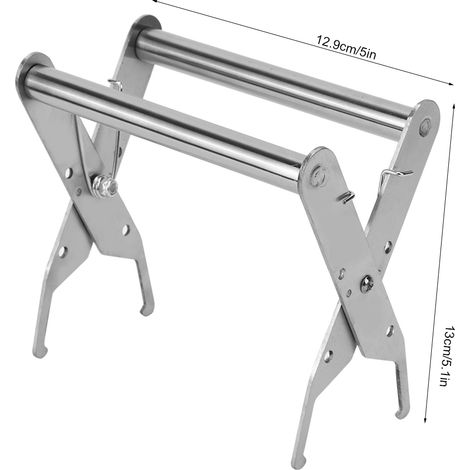 Abrazadera de acero inoxidable para marcos de colmenas – Herramienta profesional de apicultura – 13 x 12,9 cm (1/5)