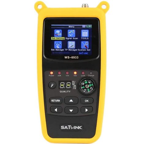 WS-6933 Détecteur de satellite numérique DVB-S2 FTA en bande C et Ku (1/5)