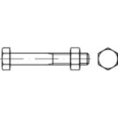 [NEUWERTIG] B-Ware Toolcraft Sechskantschraube Schraube Din 601 M16x200 Verzinkt Mit Mutter 25 Stk