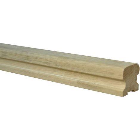 Main Courante Chêne Moulurée 50x50 Mm Longueur 295 Cm